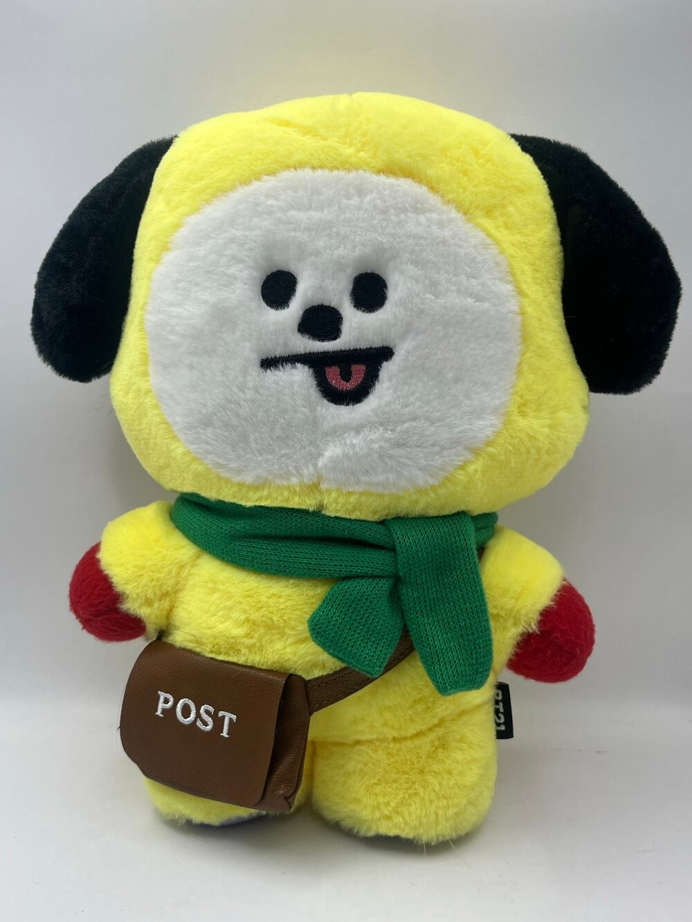 BT21 Chimmy Christmas Holiday Plush Doll Yellow Santa Gift Bag KPOP BTS No Hat